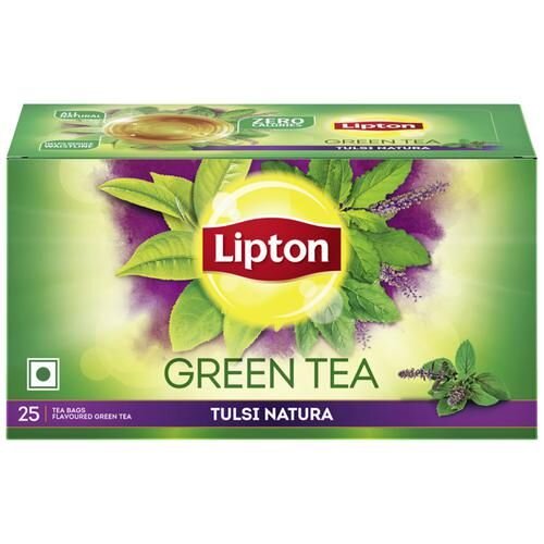 Lipton Green Tea - Tulsi Natura, 2x25 pcs Multipack