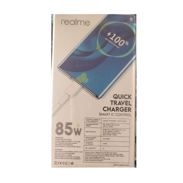 Realme 85W Quick Travel Charger